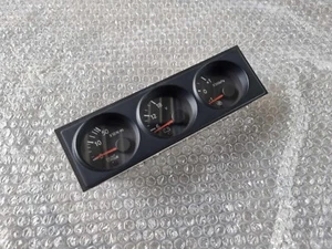 NISSAN DIN GAUGE TRIPLE GAUGE GENUINE PART Nissan STAGEA JDM VERSION - Picture 1 of 11