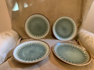 LAURIE GATES SET OF 4 STONEWARE CALIFORNIA DESIGNS SALAD PLATES - Picture 1 of 3