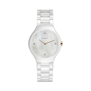 Reloj para mujer Rado True Thinline diamantes esfera blanca madre de peral R27958909 - Imagen 1 de 1