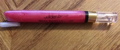 Brillo de labios Golden Rose mega brillo y volumen rosa brillante antiadherente 0,27 oz Foto 1 de 4