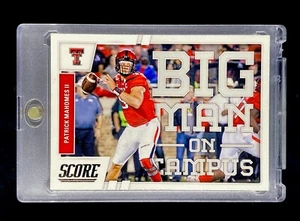 PATRICK MAHOMES ROOKIE SCORE 2017 RC CARD SP Insert Panini Made - CHIEFS - Picture 1 of 2