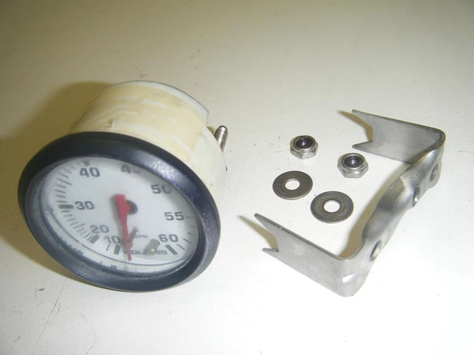 93 POLARIS SL750 SL 750 CLAMP BRACKET INSTRUMENT SPEEDO MPH GAUGE SPEEDOMETER - Image 1 of 1