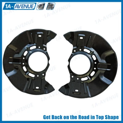 Front Driver & Passenger Side Brake Dust Shield Set For 2009-2013 Toyota Matrix Foto 1 de 4