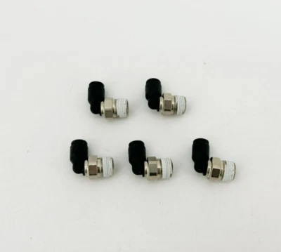 Lote de 5 codos masculinos Lawson 86763 nuevos, 90 grados 3/8" x 3/8", 290 PSI Foto 1 de 4