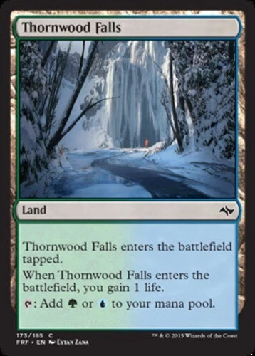 MTG - Thornwood Falls - Fate Reforged - NM, English Magic FLAT RATE SHIP - Image 1 of 1