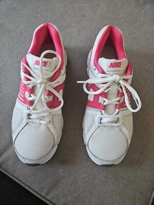 Nike Downshifter 5 537571-100 White Pink Running Shoes Sneakers Women’s Size 8 - Picture 1 of 7