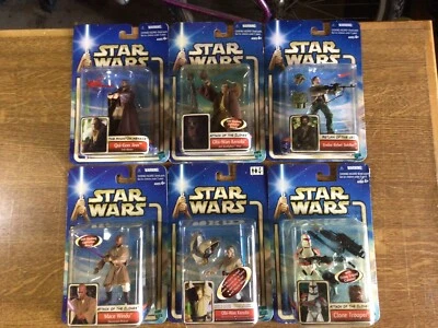 star wars vintage lot de 6 figurines sous blisters neuf - Photo 1/4