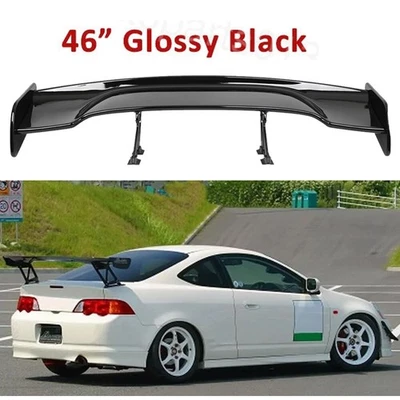 For Acura RSX 02-06 Glossy 46" GT-Style Rear Trunk Spoiler Lip Racing Wing - Image 1 of 4