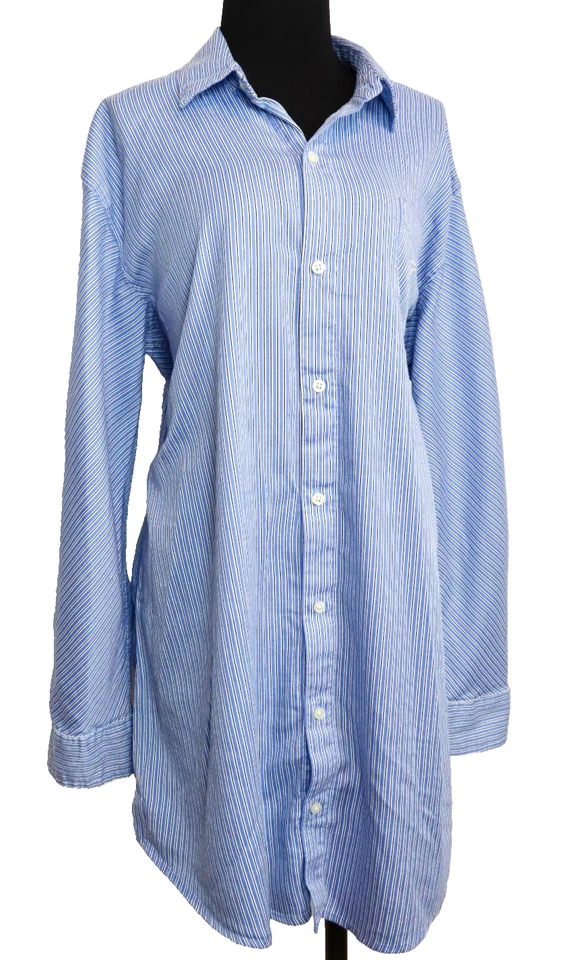 Camisa Jersey Lauren Ralph Lauren para Dormir Logo Bordado Manga Larga Talla XL Foto 1 de 4