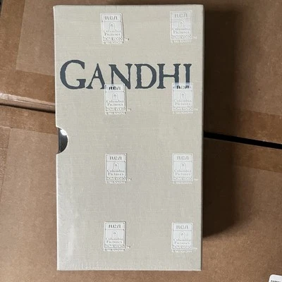 FACTORY SEALED Gandhi Special Edition VHS SLIPCASE 2-Tape Box Set 1983 - Image 1 of 4