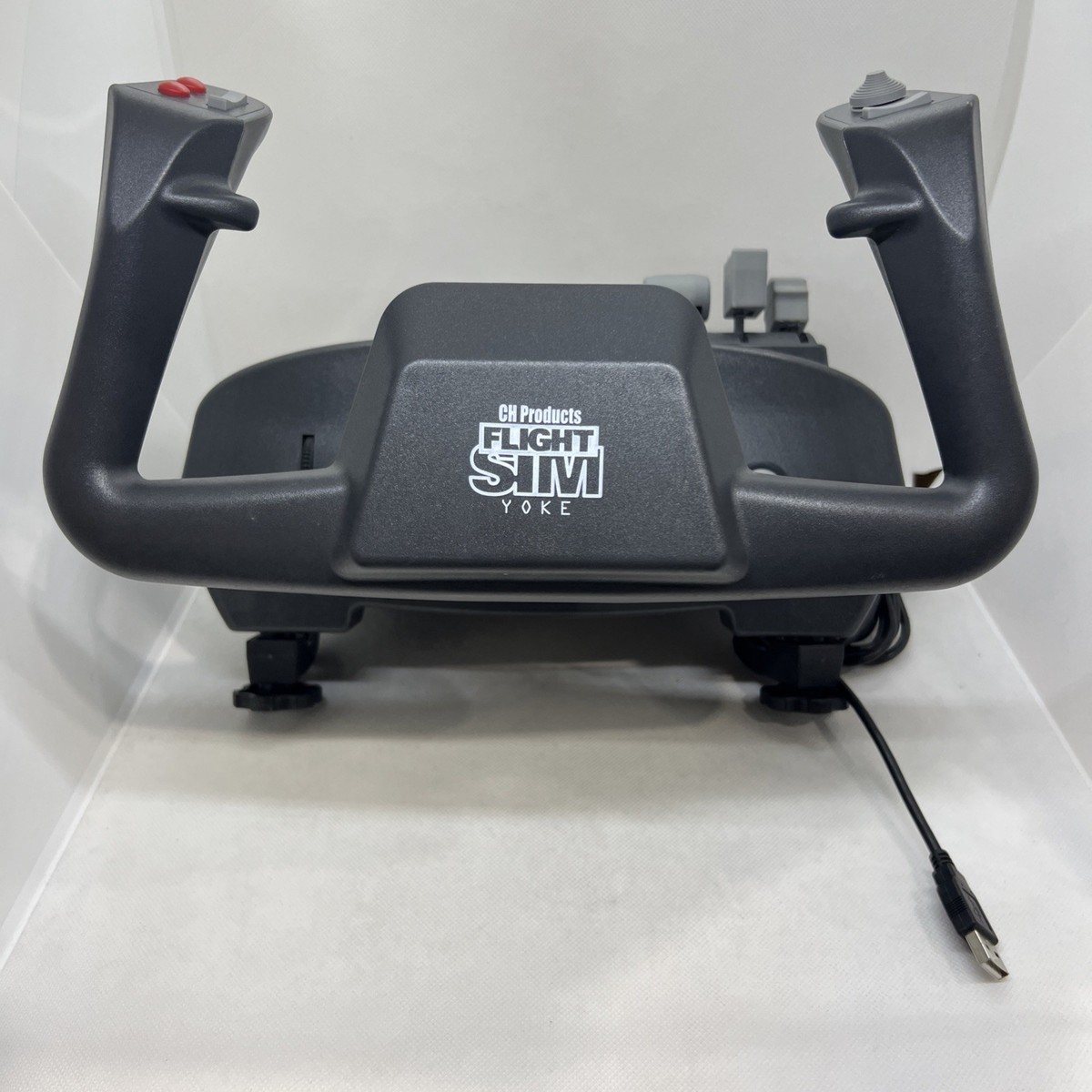 CH Products Wired Flight Yoke Video Game Controllers for
