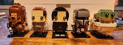 LEGO Star Wars Brickheadz Lote de 5 incluyendo Chewbacca más 4 más Completo Foto 1 de 2