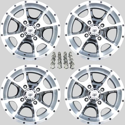 RUEDAS DE ALUMINIO HONDA RINCON 12" COBRA M/B ATV/UTV (JUEGO 4) IRS1CA Foto 1 de 4