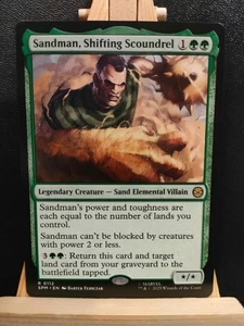 Sandman, Shifting Scoundrel - Marvel's Spider-Man - Rare - NM (siehe Bilder) MTG - Bild 1 von 2