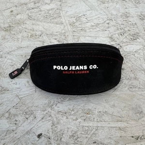 Vintage Ralph Lauren Sunglasses Case Polo Jeans Co 90s Black  - Picture 1 of 7