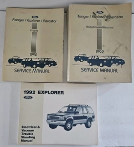 1992 Ford Ranger Explorer Aerostar Service Manual Engine Body Chassis Electrical - Bild 1 von 12