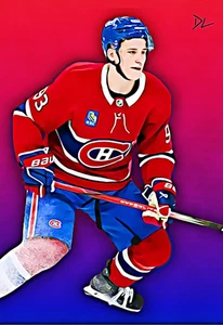 Ivan Demidov "Montreal Canadiens" Original Pop Art Print - 13 x 19 Poster - Picture 1 of 1