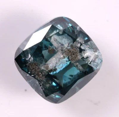 1.34 Ct Blue Salt And Pepper Diamond Lab Grown Diamond Cushion Cut Loose Diamond - Image 1 of 4