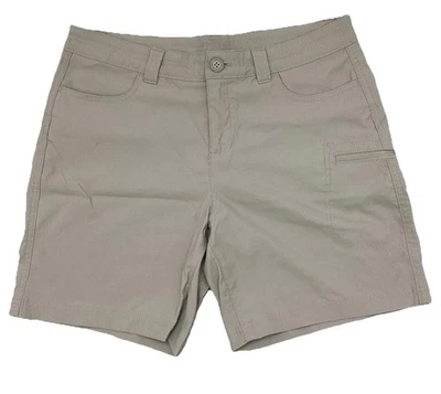 Eddie Bauer Women’s Khaki Shorts Cargo Pocket Size 8 - Image 1 of 4
