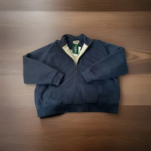 ll bean katahdin iron works Fleece Lined Sweatshirt Nwt Men’s XL Navy O12 - Picture 1 of 6