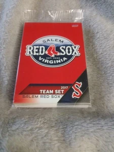 2017 SALEM RED SOX KOMPLETTES TEAM-SET RED SOX MICHAEL CHAVIS 29 Karten versiegelt - Bild 1 von 1