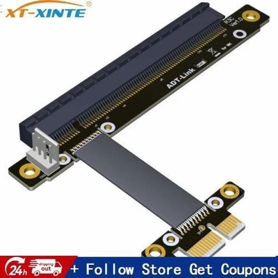 Gen3.0 PCIe Card 1x to 16x Adapter No need USB PCI-E x1 x16 GPU Riser Adapter - Image 1 of 4