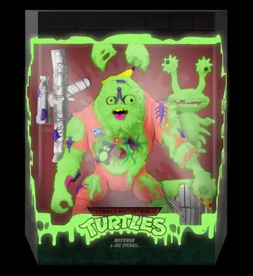 Super7 TMNT Ultimates NYCC Exclusive – Glow-in-the-Dark Muckman & Joe Eyeball - Image 1 of 4