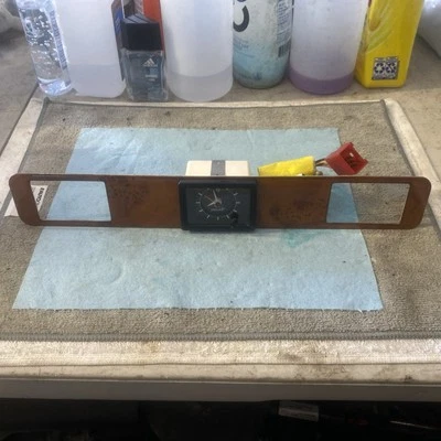 Jaguar XJS 1992-96 elevación frontal tablero central tablero reloj bisel madera OEM Foto 1 de 4