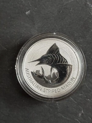 2020 Australian $2 Striped Marlin 1.5 oz 1 1/2 oz .999 Silver Bullion Coin - Image 1 of 2