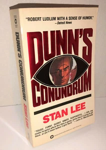 DUNN'S CONUNRUM by Stan Lee 1985 Warner Books Paperback Spy Fiction Novel G+ - Imagen 1 de 5