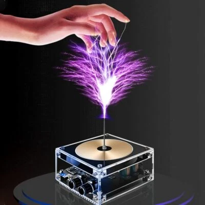Musik Teslaspule Coil Speaker, Lichtbogen Plasma Generator Teslaspule Bluetooth - Bild 1 von 4