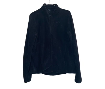 Chaqueta para mujer Polar Edge L negra suave invierno polar imitación piel cremallera completa acogedora Foto 1 de 4