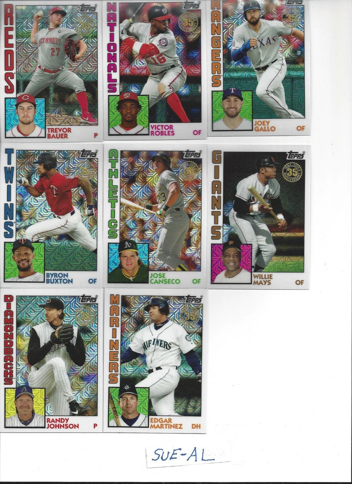 2019 TOPPS UPDATE Silver Pack 1984 35th Edgar Martinez Seattle Mariners #37 - Image 1 of 1