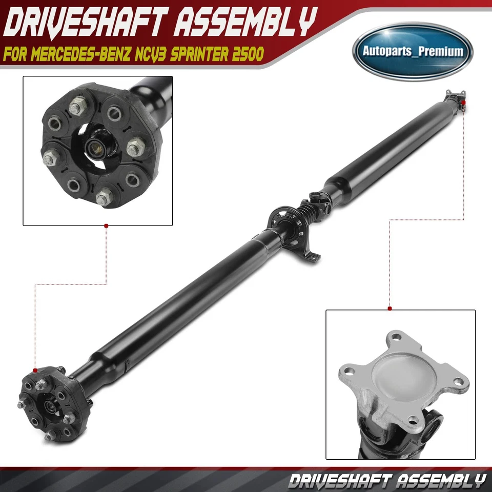 Conjunto de eje de transmisión trasero para Freightliner Mercedes-Benz NCV3 Sprinter 2500 tracción trasera Foto 1 de 4