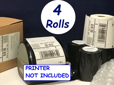 DYMO 4XL Labels Direct Thermal Shipping Labels 4 Rolls 4"x6" 1744907 compatible - Image 1 of 4
