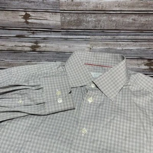 Eton Vestito Camicia Linea Motivo Uomo Taglia 43-17 Vedi Foto - Foto 1 di 7