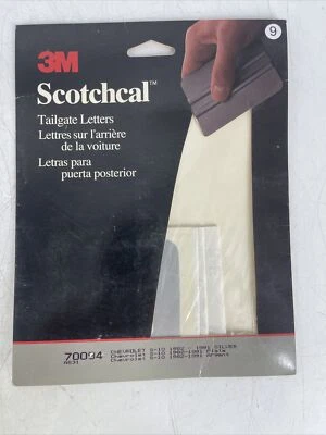 Новый из старых запасов Chevrolet S-10 1982-1991 70094 надпись на задней двери серебристая 3M Scotchcal  - Изображение 1 из 2