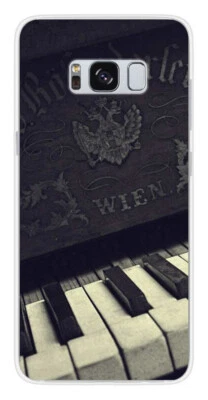 Coque en silicone imprimée compatible Samsung Galaxy S8 Old piano - Photo 1/3