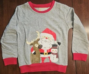 DDSOL Toddler Boys Girls Christmas Sweater Kids Long Sleeve Lovely T-Shirt 4T - Picture 1 of 5