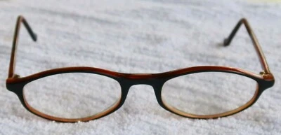 Vtg CYNTHIA ROWLEY EYEGLASSES 1990's - Black & Copper CR20, Made in Italy  - Image 1 of 4