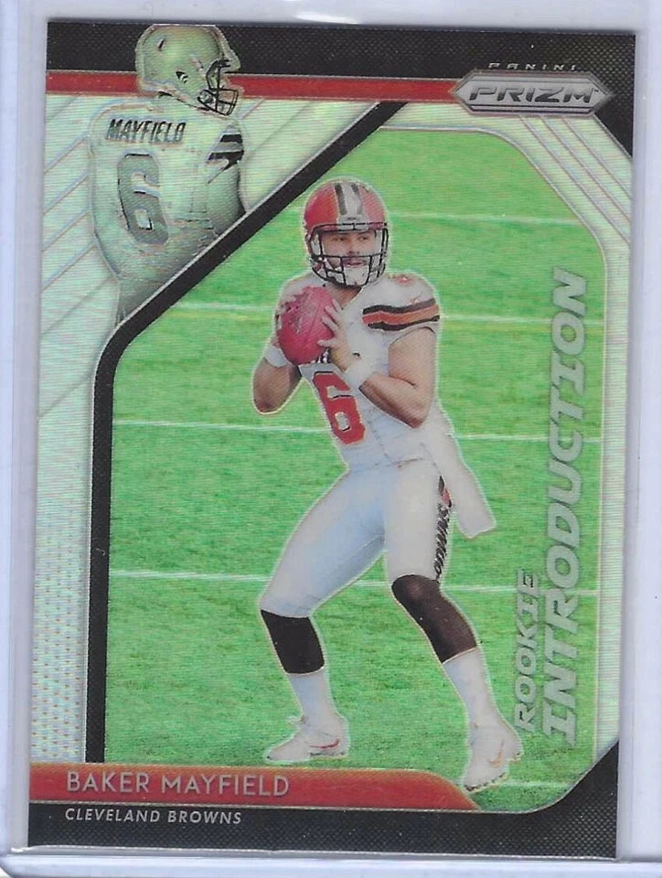 BAKER MAYFIELD 2018 PANINI PRIZM ROOKIE INTRODUCTIONS SILVER PRIZMS RC #RI-1 - Image 1 of 1