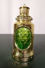 Vtg Avon "Island Lime"/"Casey's Lantern" Aftershave Lotion Bottle/6 3/4" H Empty