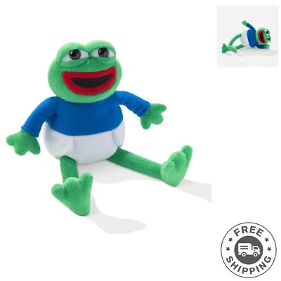Pelúcia exclusiva Baby Pepe - Brinquedo licenciado Pepe the Frog com conforto - Imagem 1 de 3