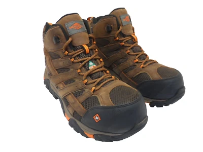Merrell Hombres Moab 2 Ventilador Medio Impermeable Puntera Comp CSA Bota de Trabajo Marrón 10W Foto 1 de 4
