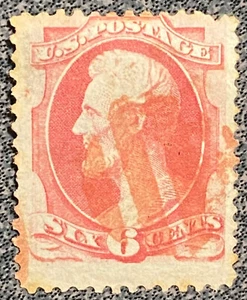 Scott 148 US 1870 Abraham Lincoln Bank Note Stamp - Picture 1 of 2