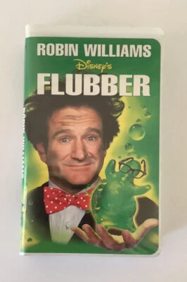 Robin Williams - Disney's "Flubber" VHS 12865 In A Clamshell Case Foto 1 de 4