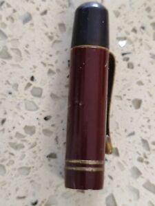 Vintage PELIKAN 100 PATENT Fountain pen GERMANY . Part Brown CAP Used