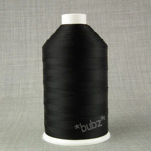 BONDED NYLON SEWING THREAD 60s TKT BIG 5,000m SPOOL TEX BLACK LEATHER REPAIR - Picture 1 of 1