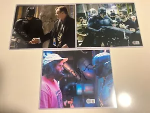 DC Movie Directors Signed 8x10 Photos Beckett RACC Christopher Nolan Zack Snyder - Picture 1 of 9