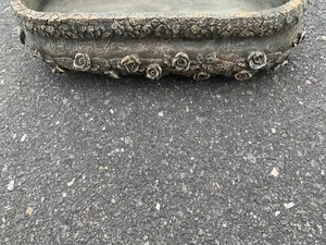 Rare Vintage  Garden Planters Resin Indoor /Outdoor 13”x6”x4” - Picture 1 of 13